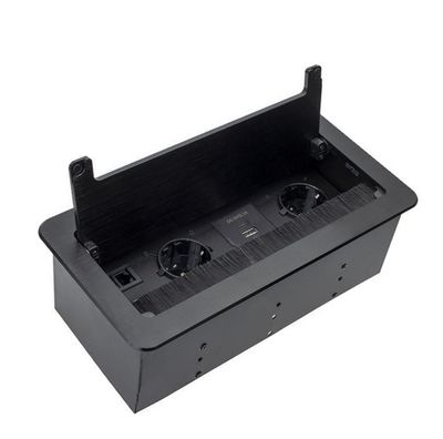 2 stopcontacten, 2xUSB  1xHDMI 1xNetwerkinput 1,5 meter kabel Zwart