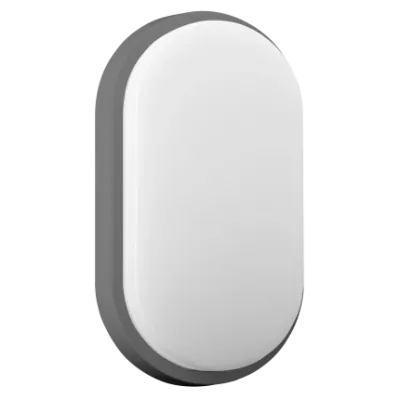 Wandlamp IP54 4000K - 1100lm 15W Antraciet