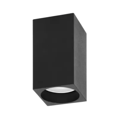 Opbouwspot - Downlight -GU10-Zwart- Aluminium