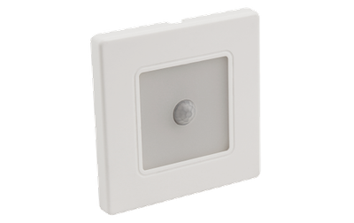 Trapverlichting 180lm - LED Bewegingsmelder Warm-wit met Wit-frame