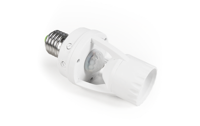 E27 Lamphouder bewegingsmelder - IP20 -60W  360 ° Detectie