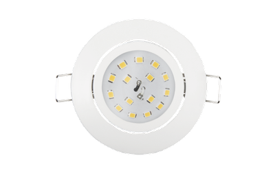 Inbouwspots LED IP20  Ø82MM 3000K - 400 lm - Wit