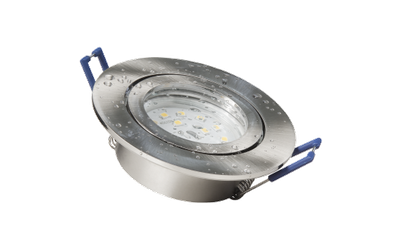 LED IP44  Ø83MM 3000K-400lm Zilver