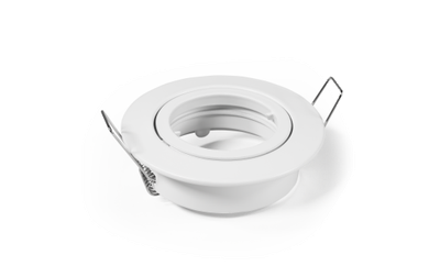 Montageframe Rond, Ø82mm, -Wit-draaibaar, bajonetslot