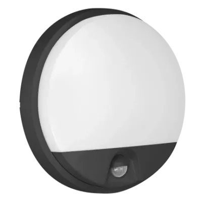 Buitenlamp IP54 Bewegingsmelder 4000K - 1100lm 15W Zwart