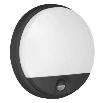 Buitenlamp IP54 Bewegingssensor 4000K - 800lm Zwart