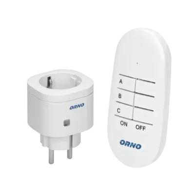 1x Schuko op afstandbediening -Schakelset- max.3000 Watt