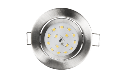 Inbouwspots LED IP20  Ø82MM 3000K - 400 lm - Zilver