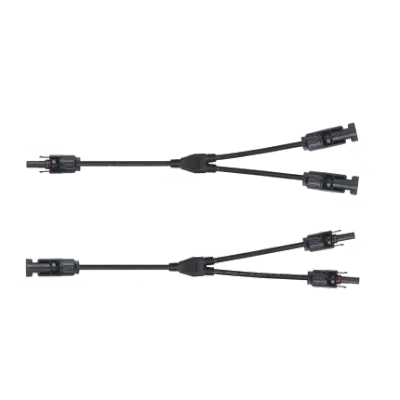 MC4 Y Splitter - Voor zonnepanelen - Set 1x FF-M + 1x MM-F -