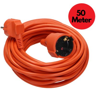 50 Meter Verlengsnoer -   3x1,0 mm²