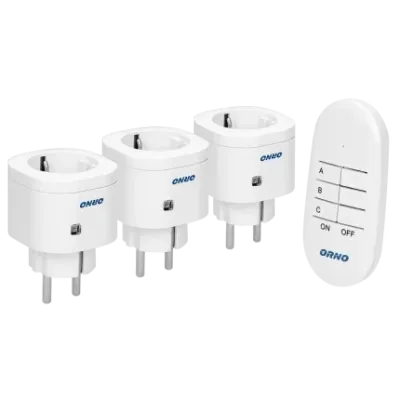 3x Schuko op afstandbediening -Schakelset- max.3000 Watt