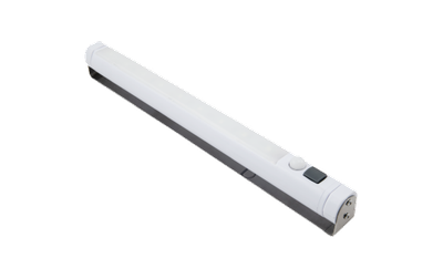 Onderbouw-verlichting met bewegingsmelder - op Accu 9 LED's - 100lm -4000K