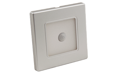 Trapverlichting 180lm - LED Bewegingsmelder Warm-wit met Zilver-frame