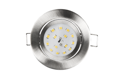 Inbouwspots LED IP20  Ø82MM 4000K - 400 lm - Zilver