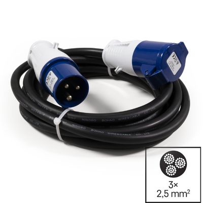 - 10 Meter - CEE- Verlengsnoer 3x2,5 mm²