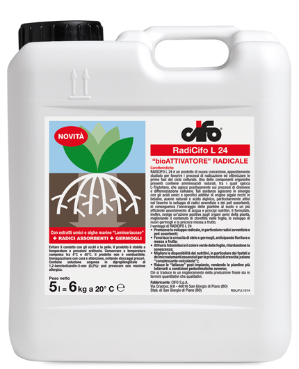 Radicifo L24 - Bioattivatore Radicale - Cifo - Conf. 5 Lt