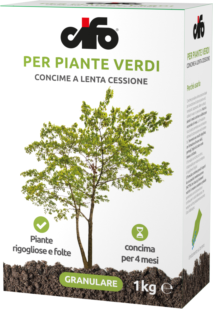 Concime Granulare Per Piante Verdi A Lenta Cessione - Cifo - Conf. 1 Kg