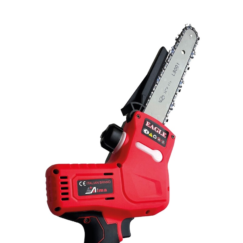 Seghetto a catena professionale cordless - Eagle - Aima - 21 V - Batteria 4,0 AH