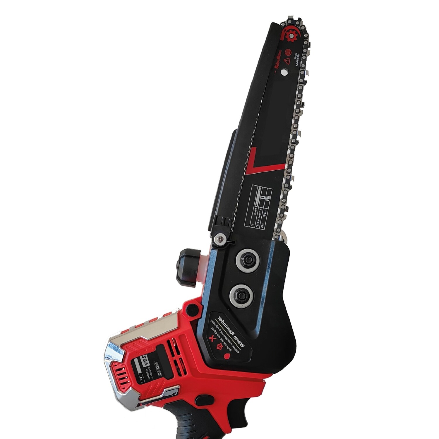 Seghetto a catena professionale cordless - Galgo - Aima - 21 V - Batteria 5,2 AH