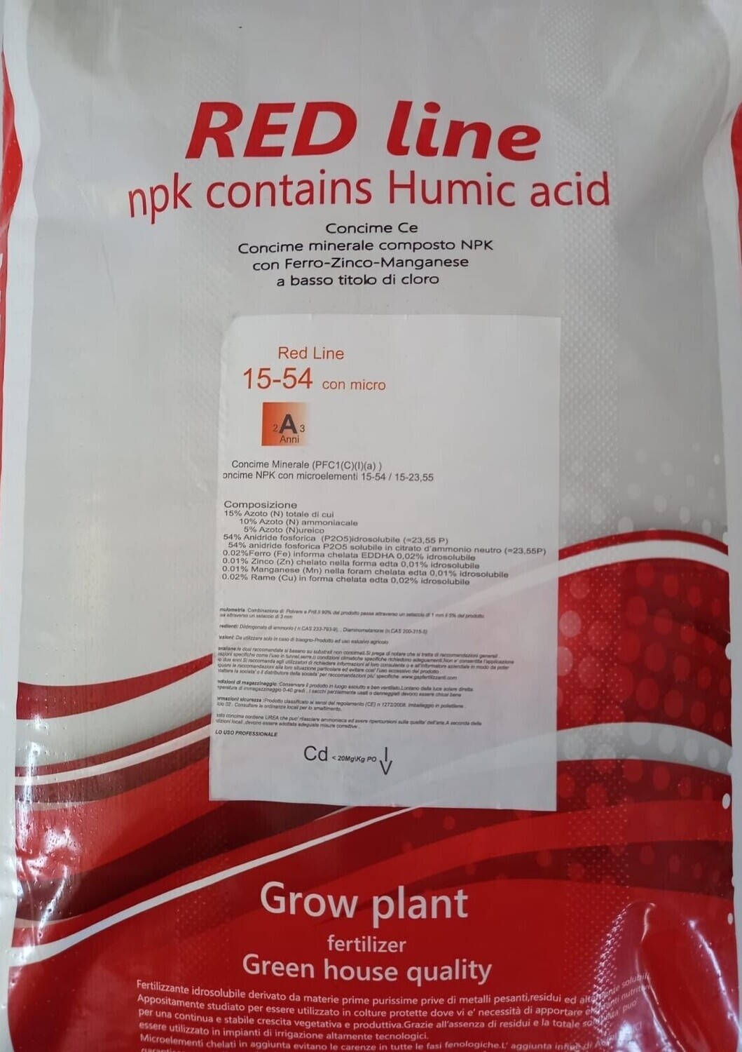 Red Line NP 15-54 con microelementi - GAP - Conf. 25 Kg