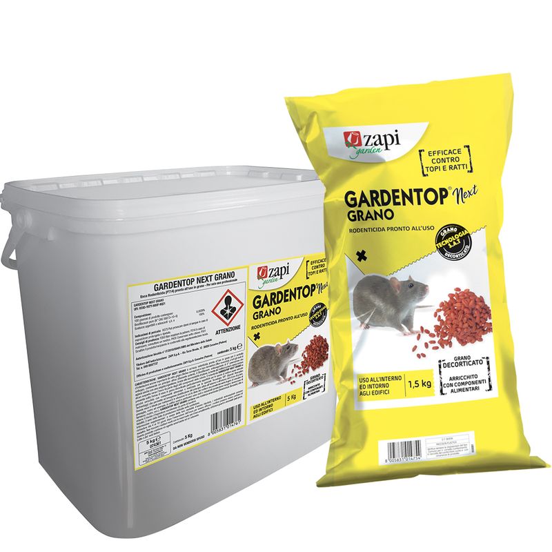 GARDENTOP Next GRANO - RODENTICIDA  PRONTO ALL&#39;USO - ZAPI