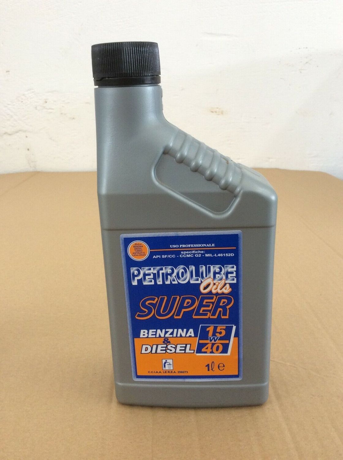 Olio Lubrificante Super 15W40 - Benzina e Diesel - Petrolube Oils