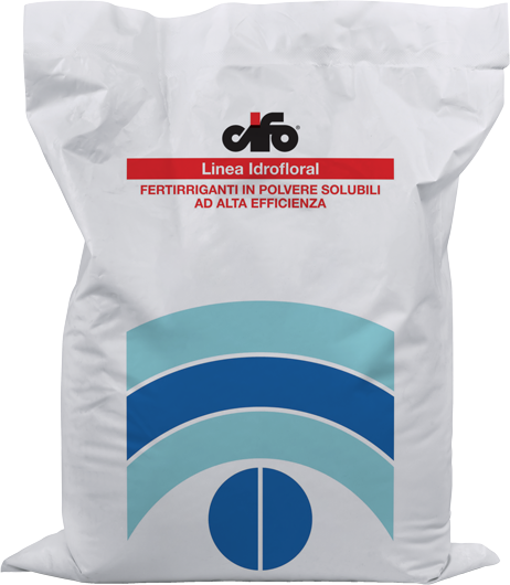 IDROFLORAL 20-5-5
CONCIME MINERALE NPK (S) CON MICROELEMENTI, 20-5-5 (47) - CIFO - CONF. 10 KG