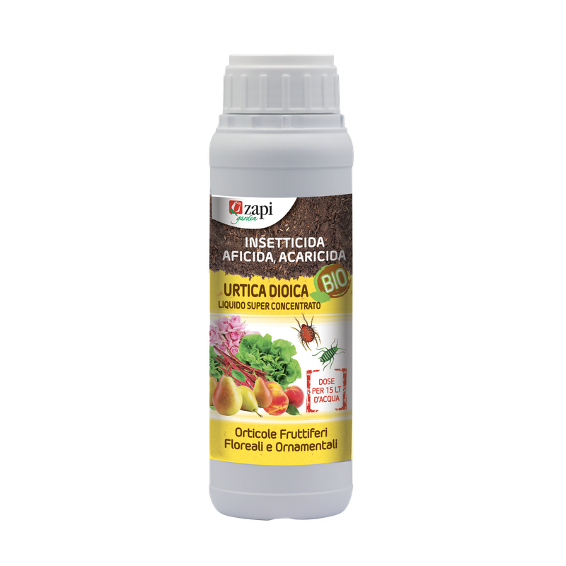 Urtica Dioica Bio Insetticida ,Aficida, Acaricida - Zapi - Liquido Concentrato - Conf. 500 ml
