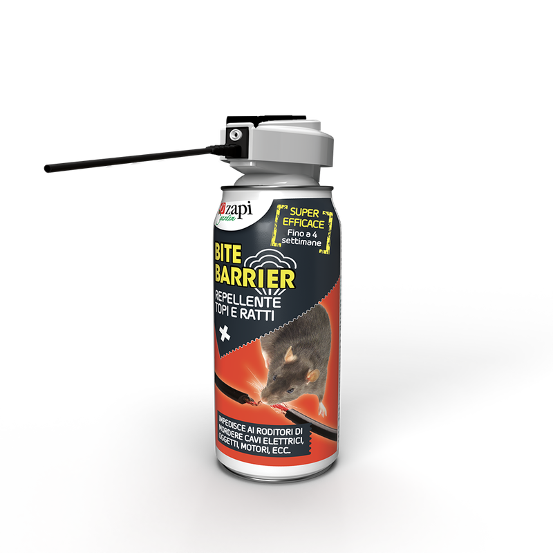 BITE BARRIER - SPRAY REPELLENTE TOPI E RATTI - ZAPI - Conf. 400 ml