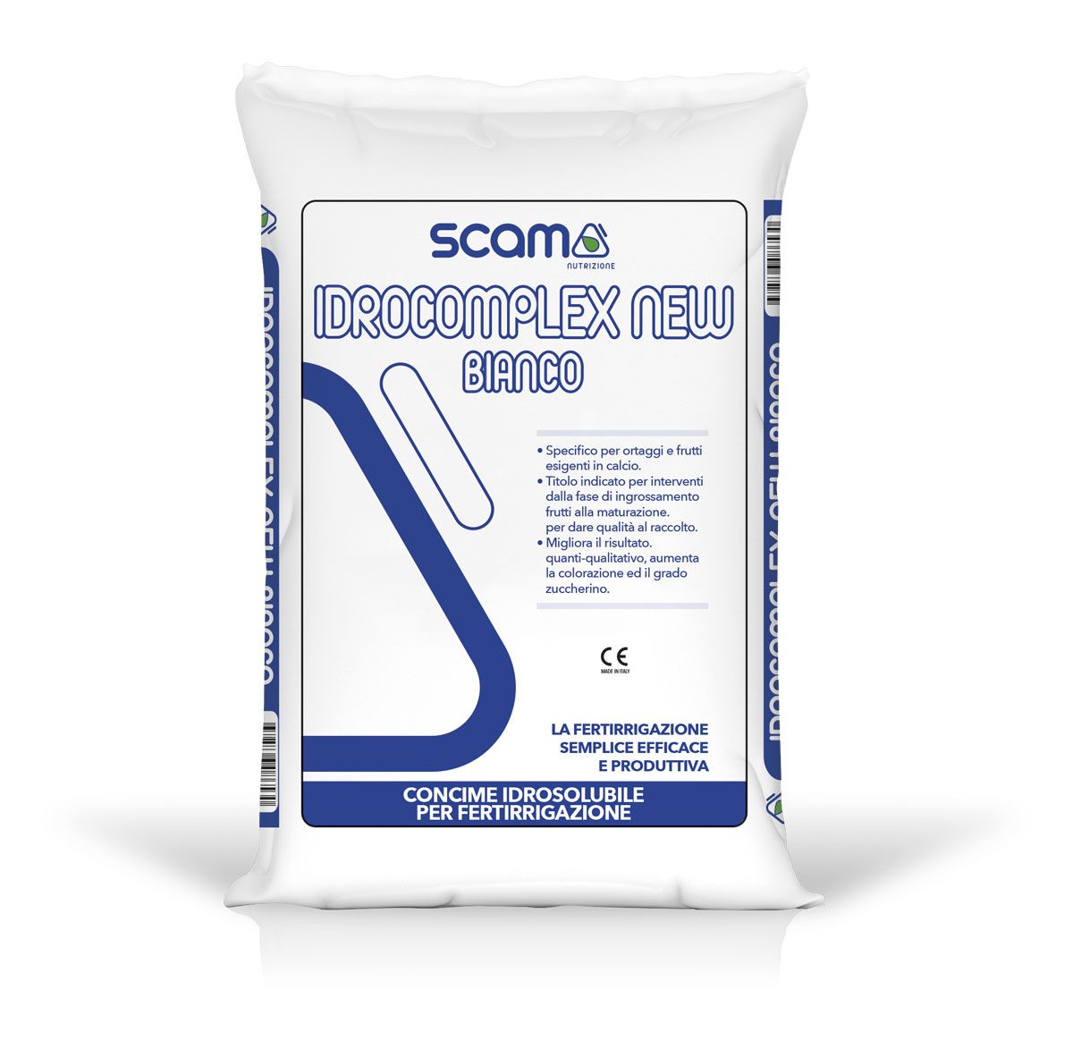 IDROCOMPLEX NEW BIANCO - CONCIME MINERALE A BASE DI MACROELEMENTI - SCAM - CONF. 20 KG