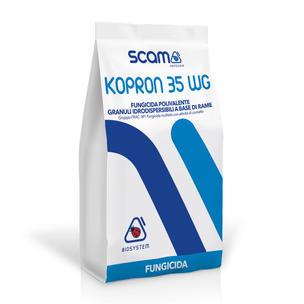 KOPRON 35 WG - FUNGICIDA IN GRANULI IDRODISPERSIBILI A BASE DI RAME- SCAM - CONF. 5 KG