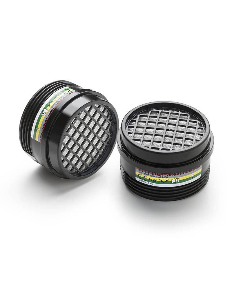 PZ2 - FILTRI Eurfilter art.7592 A1B1E1K1 PER MASCHERA Protezione Da Vapori Organici