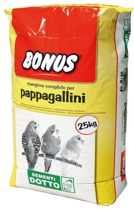 Bonus SD6 25 kg Mangime per pappagallini - Dotto Sementi