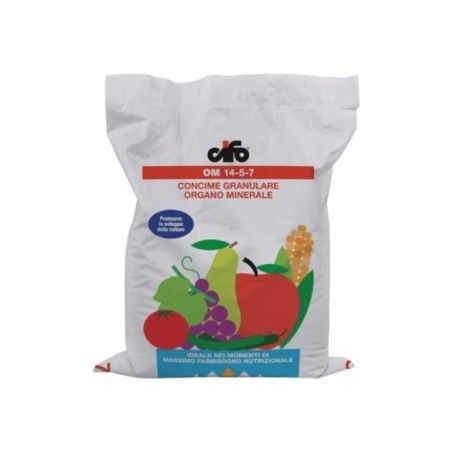 GRANVERDE OM 14-5-7 - CONCIME ORGANO-MINERALE - CIFO - CONF. 25 KG