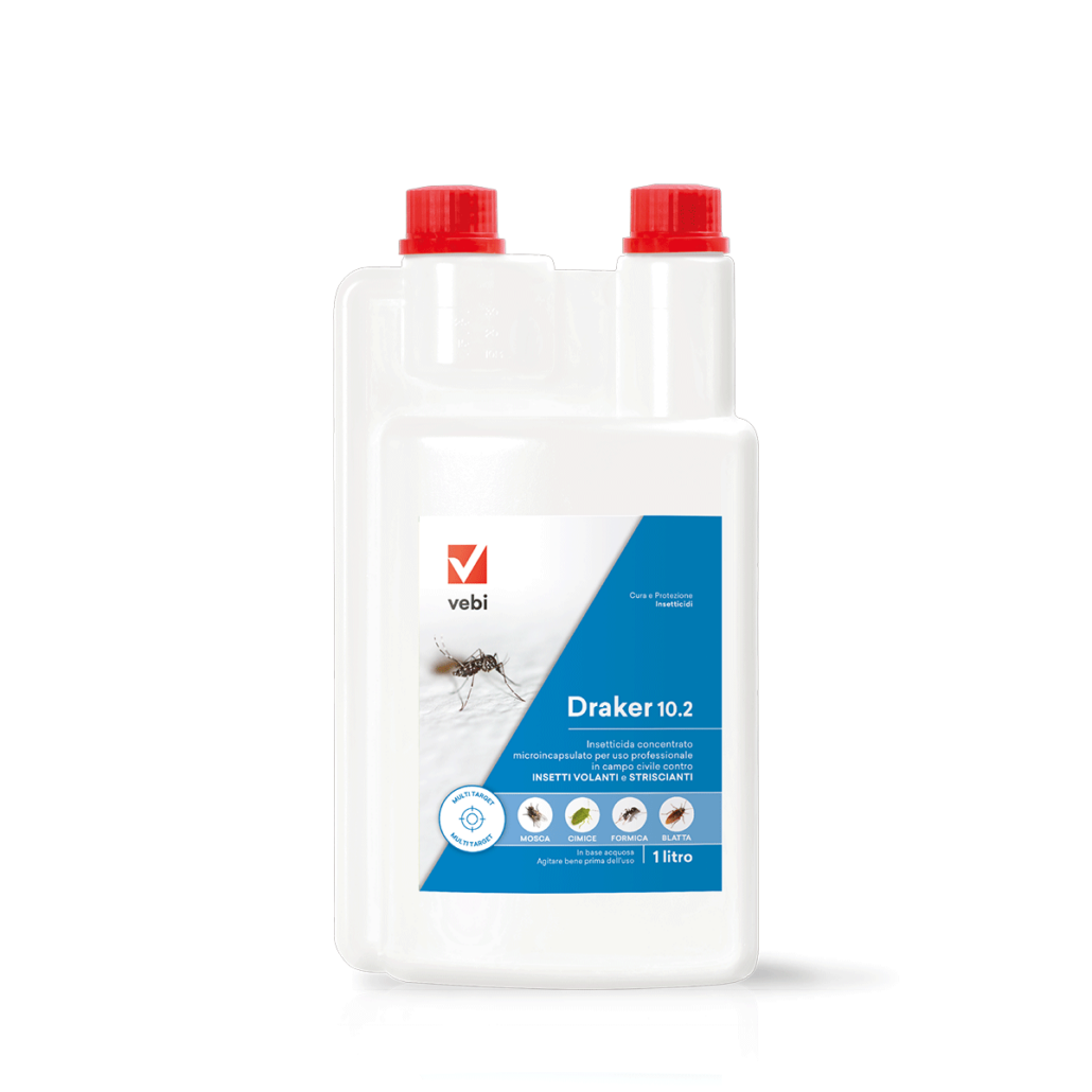 Draker 10.2 -Insetticida microincapsulato ad azione abbattente e residuale - 1 Lt