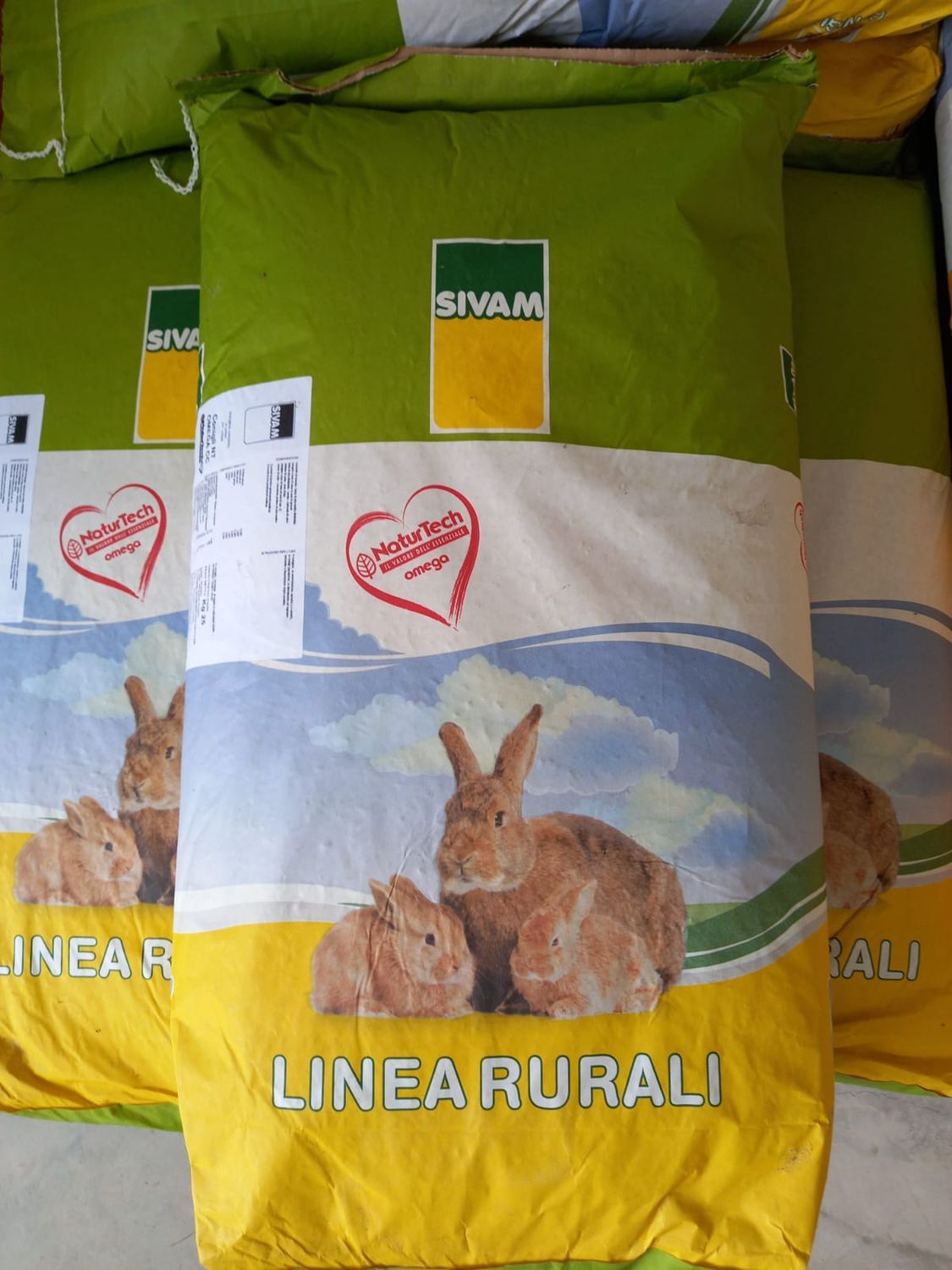 Mangime CONIGLI NT OMEGA PELLET - Sivam - Conf. 25 kg