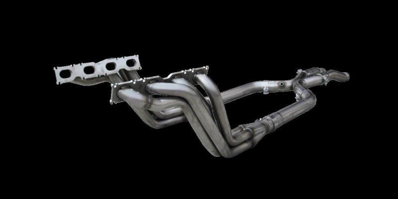 ​Mercedes C63 AMG W204 Grenrör + Front Pipe (Rostfritt, utan katalysator)