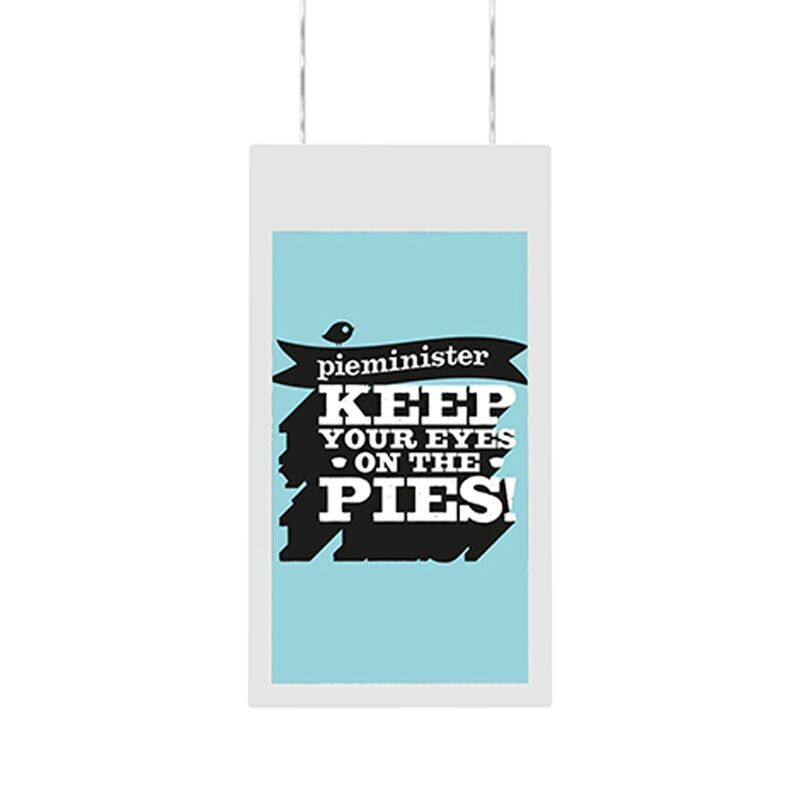 Hanging Double Sided Window Display