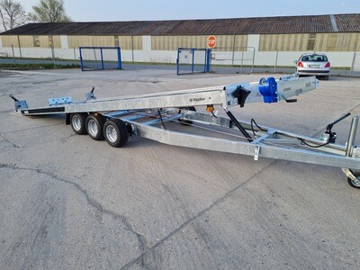 Martz Autoanhänger Autotrailer kippbar 6,00m x 2,06m 3,5t Stahlstandschienen rechts &amp; links⭐NEU⭐