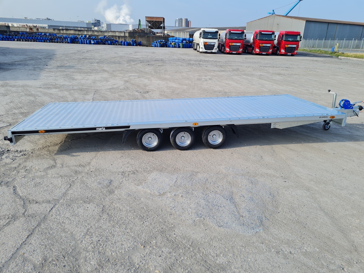 Martz Autoanhänger Autotrailer Plattform Hochlader 6,0m x 2,11m 3,5t mit Aluboden⭐NEU⭐