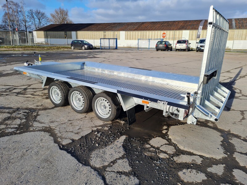 Autoanhänger Baumaschinenanhänger Maschinenanhänger mit Aluboden 3,50m x 1,68m 3,5t⭐NEU⭐