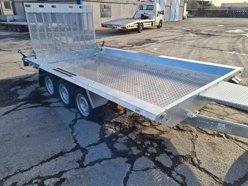Autoanhänger Baumaschinenanhänger Maschinenanhänger mit Aluboden 4,0m x 1,8m 3,5t⭐NEU⭐
