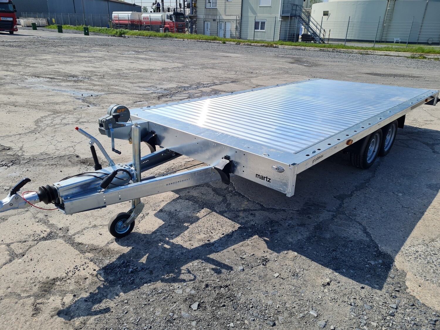 Autoanhänger Autotrailer Plattformanhänger Hochlader 4,0m x 2,11m 3,5t⭐NEU⭐Aluboden