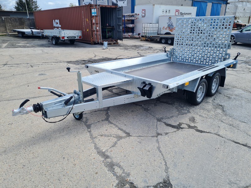 Autoanhänger Baumaschinenanhänger Maschinentrailer 3,0m x 1,53m 3,5t⭐NEU⭐