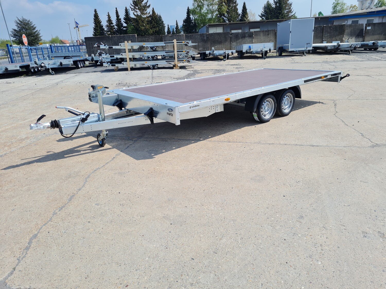 Martz Autoanhänger Autotrailer Plattformanhänger Hochlader 4,5m x 2,11m 3500kg⭐NEU⭐