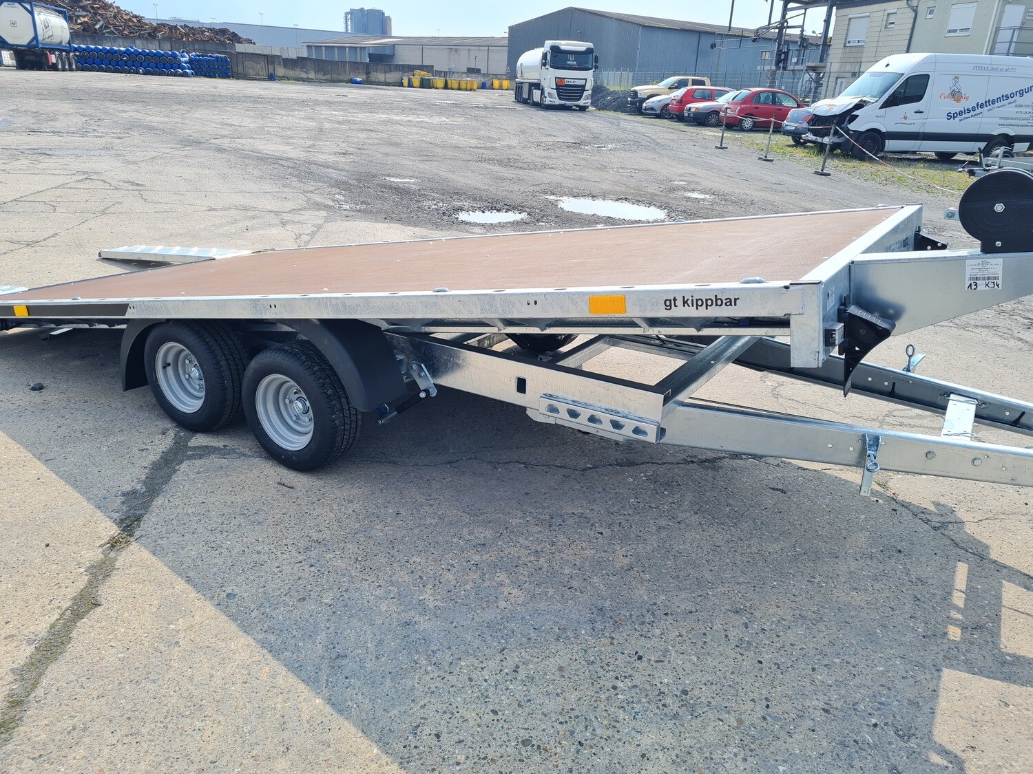 Martz Autoanhänger Autotrailer Plattformanhänger Hochlader kippbar 4,50m x 2,00m 2700kg⭐NEU⭐