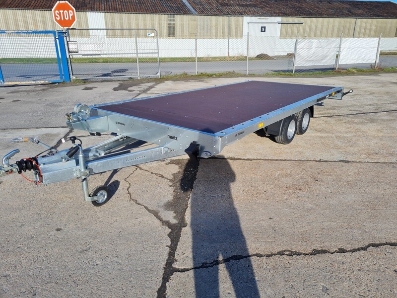 Autoanhänger Plattformanhänger Autotrailer Hochlader 4,50m x 2,11m 3000kg ⭐NEU⭐