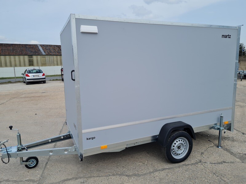 Martz Autoanhänger Kofferanhänger 3,02m x1,48m x 1,80m 750kg mit Heckrampe⭐NEU⭐