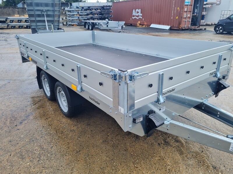 Autoanhänger Hochlader Kastenanhänger 3,25m x 1,71m 1500kg mit Alubordwände⭐NEU⭐