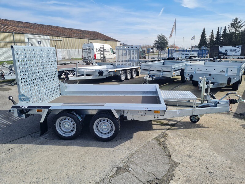 Autoanhänger Baumaschinenanhänger Maschinentrailer 2,60m x 1,53m 3000kg⭐NEU⭐